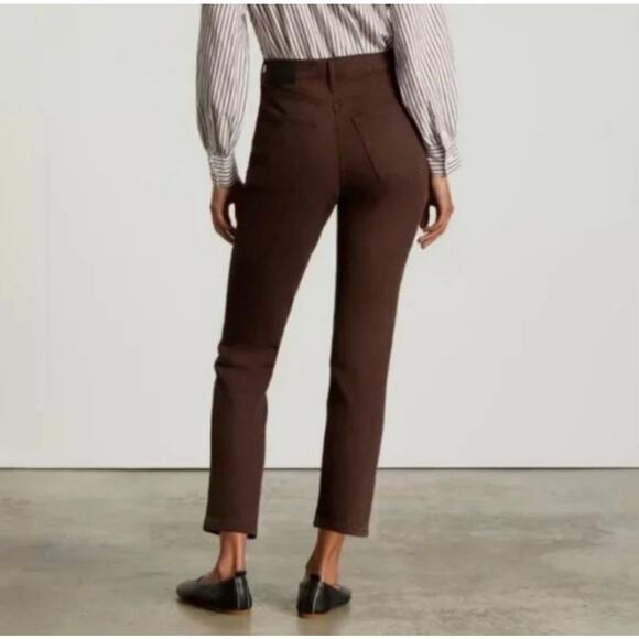 Everlane Denim - Everlane dark brown Original Cheeky Crop jeans size 26
